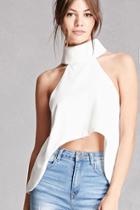 Forever21 High-low Cowl Neck Top