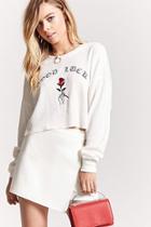 Forever21 Good Luck Thermal Crop Top