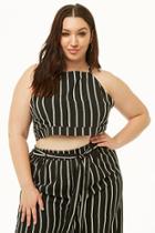 Forever21 Plus Size Striped Cropped Cami