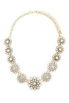 Forever21 Clustered Rhinestones Statement Necklace