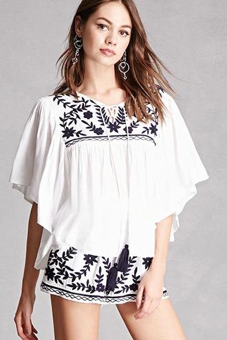 Forever21 America & Beyond Applique Shorts