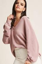 Forever21 Knit V-neck Top