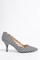 Forever21 Qupid Pointed Gingham Pumps
