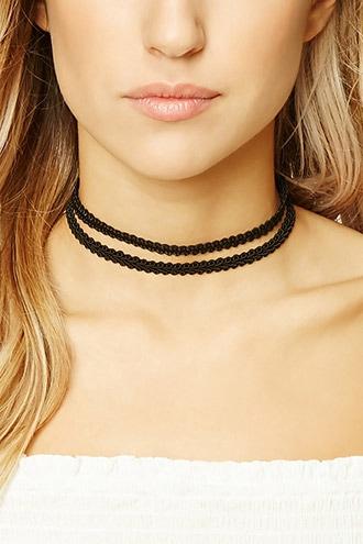 Forever21 Layered Crochet Choker