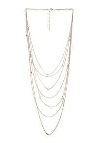 Forever21 Layered Rhinestone Necklace