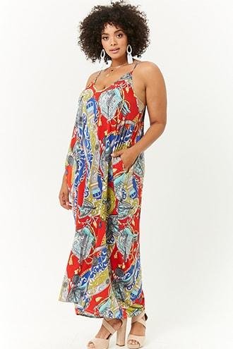 Forever21 Plus Size Baroque Trapeze Dress