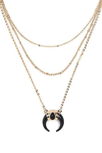 Forever21 U-shaped Faux Stone Necklace