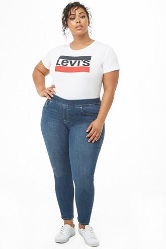 Forever21 Plus Size Levis Pull On Denim Legging