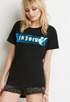Forever21 Sequin-embellished Inspire Tee