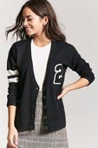 Forever21 Tokyo Patch Ribbed Cardigan