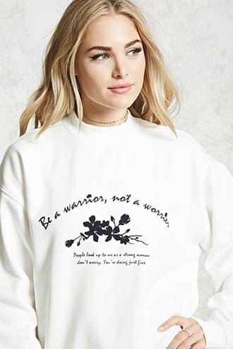 Forever21 Contemporary Warrior Sweatshirt