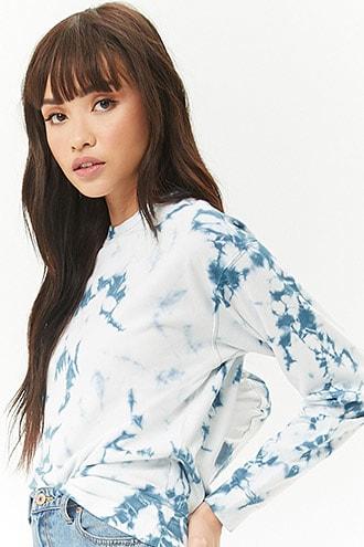 Forever21 Tie-dye French Terry Sweatshirt