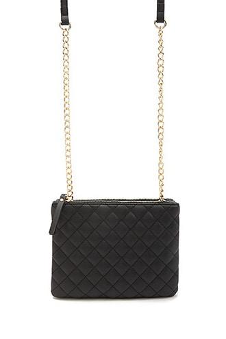 Forever21 Channel Quilted Crossbody
