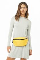 Forever21 Slub Knit Cutout Swing Dress