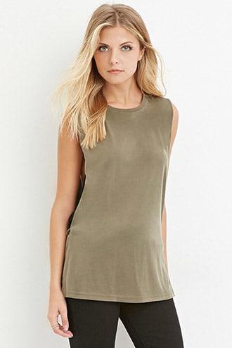 Forever21 Layered Muscle Tee