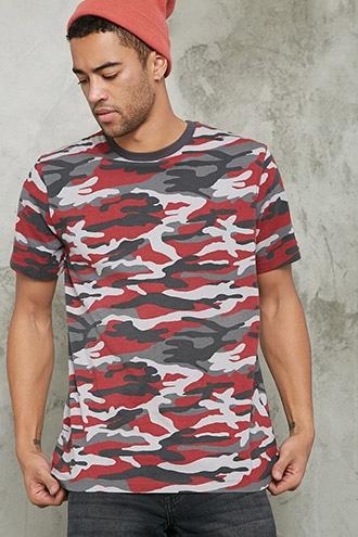 Forever21 Camo Print Tee