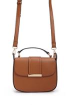 Forever21 Faux Leather Flap-top Crossbody