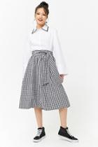 Forever21 Gingham Tie-waist Skirt