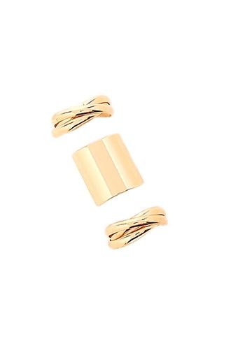 Forever21 Layered Cuff Midi Ring Set
