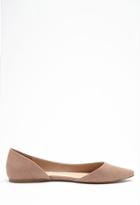 Forever21 Pointed Faux Suede Flat (wide)
