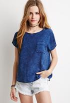 Forever21 Mineral Wash Top