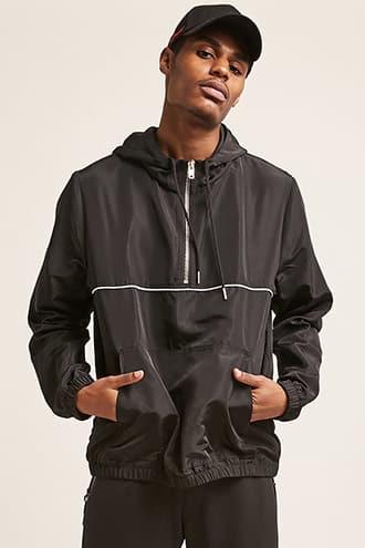Forever21 Contrast-trim Anorak