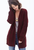 Forever21 Contemporary Open-front Cardigan