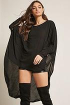 Forever21 High-low Batwing Sleeve Tunic