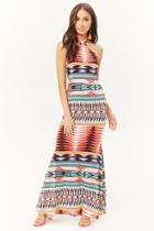 Forever21 Tribal-inspired Halter Mermaid Dress
