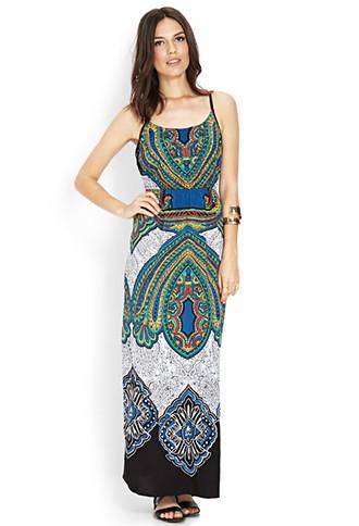 Love21 Vibrant Strappy Maxi Dress