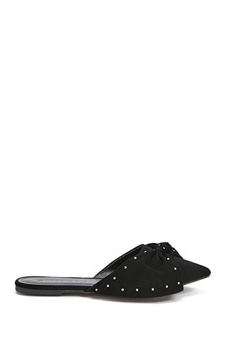 Forever21 Wild Diva Velvet Bow Mules
