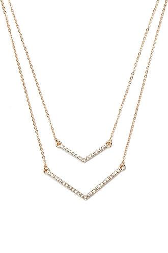 Forever21 V-shaped Pendant Necklace