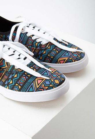 Forever21 Tribal Print Plimsolls