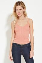 Forever21 Women's  Ribbed Knit Sweater Cami