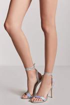Forever21 Iridescent Ankle-wrap High Heels