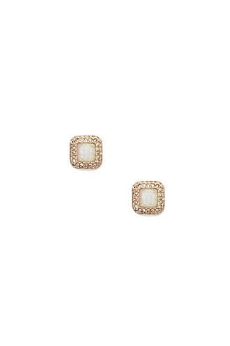 Forever21 Pave Rhinestone Stud Earrings