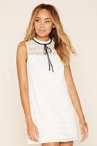 Forever21 Women's  Self-tie Lace Mini Dress