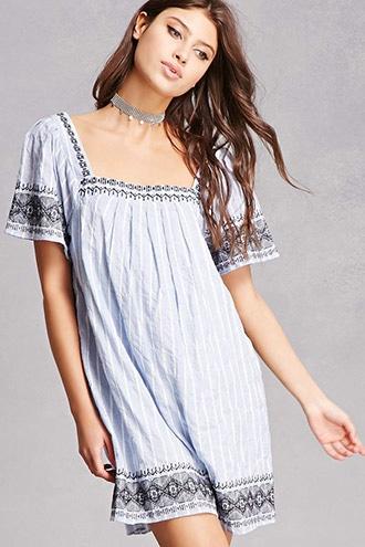 Forever21 Lush Striped Mini Dress