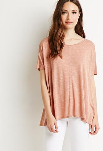 Love21 Women's  Space-dye Patterned Top