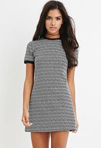 Forever21 Geo-patterned Shift Dress