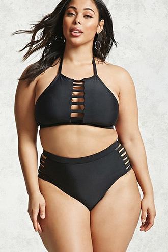 Forever21 Plus Size Cutout Bikini Bottoms