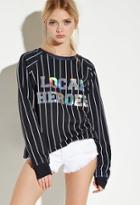 Forever21 Local Heroes Holographic Sweatshirt