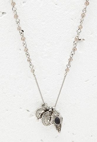Forever21 Longline Elephant Charm Necklace