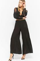 Forever21 Semi-sheer Gauze Palazzo Pants