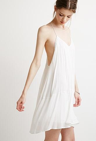 Forever21 Contemporary Chiffon Trapeze Dress