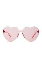Forever21 Premium Frameless Heart Sunglasses