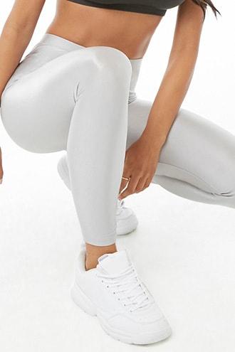 Forever21 Stretch-knit 7/8 Leggings