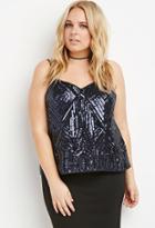 Forever21 Plus Sequin Tulip-back Cami