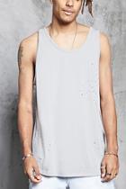 Forever21 Distressed Scoop Neck Tank