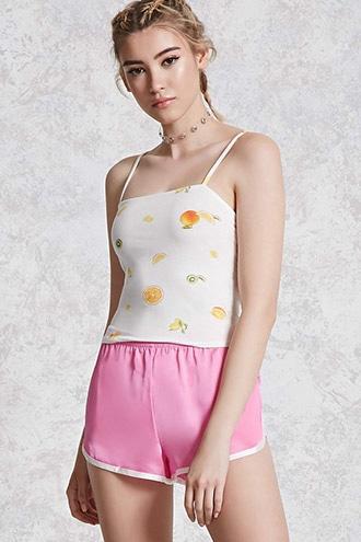 Forever21 Fruit Print Cami